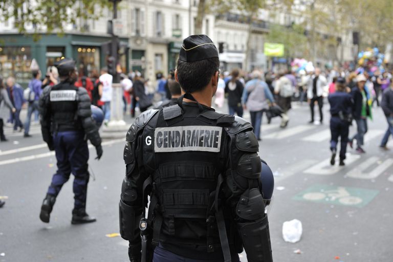 The Policeman Was On A Walk Through The Files