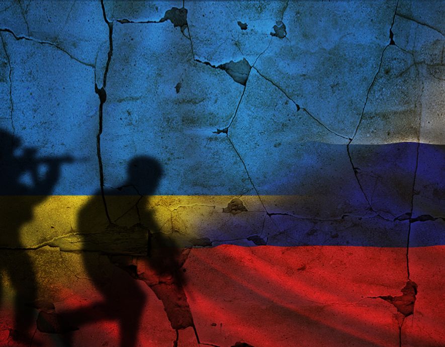 Image Cyberwarfare: double attack in Ukraine and Russia